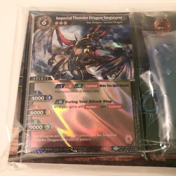 Battle Spirits Saga Half Deck Set and World View Sheet Bandai Namco - Picture 2 of 11